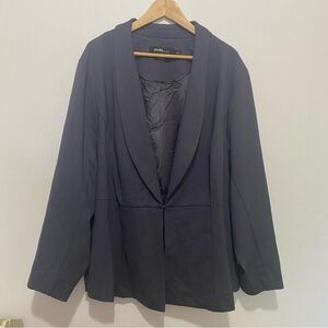 Studio by Torrid Navy Blazer‎ Women’s Plus Size 6 Open Front Career Jacket